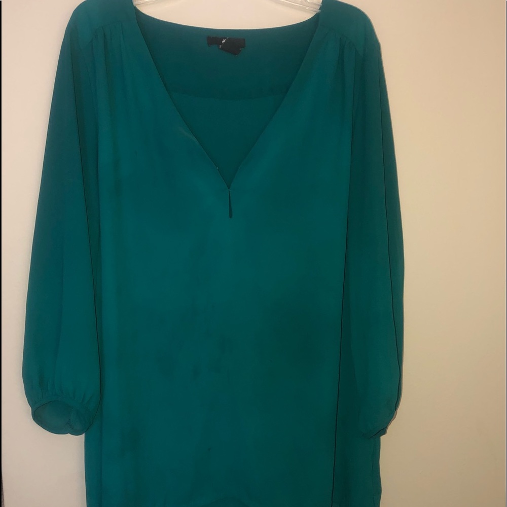Green blouse